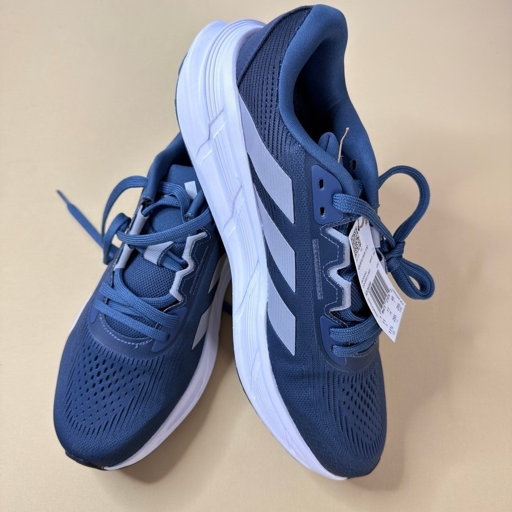 Adidas Questar 3 M Running Shoes Mens 11.5 Blue Silver NWT Lightweight Sneakers